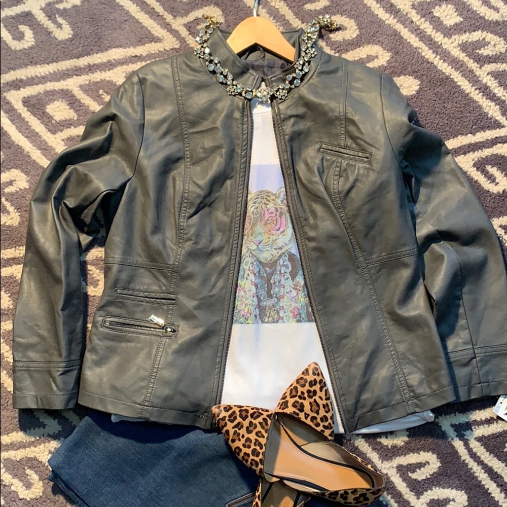 ALFANI - Gray Zip-up Jacket